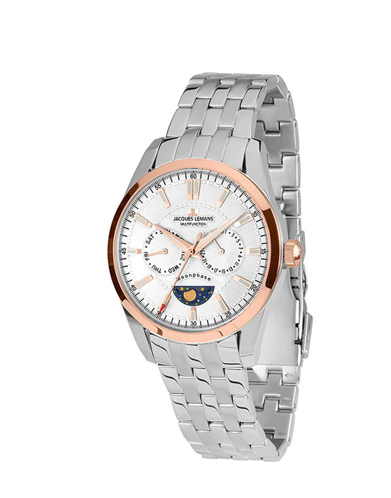 Часы Jacques Lemans Moonphase 1-1901G